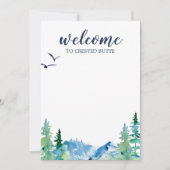 ロッキーマウンテンバケーションレンタルウェルカムレター (正面)