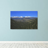 ロッキーマウンテンバックカントリー キャンバスプリント (インサイチュ (ウッドフロア))