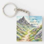 ロッキーマウンテンパス&引用文 キーホルダー (正面)