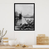 ロッキーマウンテンパークインディアン1895 ポスター (キッチン)