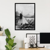 ロッキーマウンテンパークインディアン1895 ポスター (ホームオフィス)