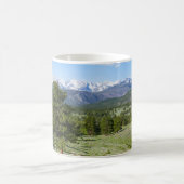 ロッキーマウンテンビューシーニックランドスケープ コーヒーマグカップ (中央)
