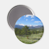 ロッキーマウンテンビューシーニックランドスケープ マグネット (正面/裏面)