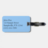 ロッキーマウンテンビューシーニックランドスケープ ラゲッジタグ (裏面横)