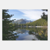 ロッキーマウンテンビューシーニックランドスケープ ラッピングペーパーシート