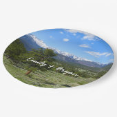 ロッキーマウンテンビュー ペーパープレート (アングル)