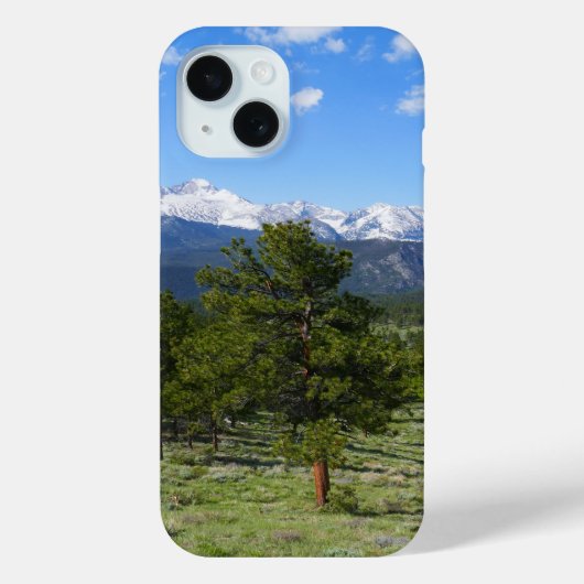 ロッキーマウンテンビュー 壮大な景観 Case-Mate iPhoneケース (裏面)