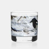 ロッキーマウンテンマグパイガラス ウイスキーグラス (左)