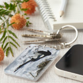 ロッキーマウンテンマジピー長方形キーチェーン キーホルダー (正面右)