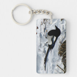 ロッキーマウンテンマジピー長方形キーチェーン キーホルダー