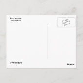 ロッキーマウンテンマーレと子馬 ポストカード (裏面)