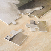 ロッキーマウンテンヤギ（カプラアメリカーナ）イラストレーション ジグソーパズル (側面)