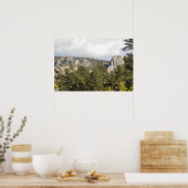 ロッキーマウンテンランドスケープ写真自然ウォールポスター ポスター (キッチン)