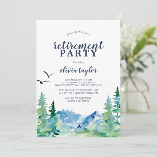 ロッキーマウンテンリタイアメントパーティー 招待状 (スタンド正面)