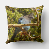 ロッキーマウンテン国立公園でステラーズジェイ クッション (裏面)