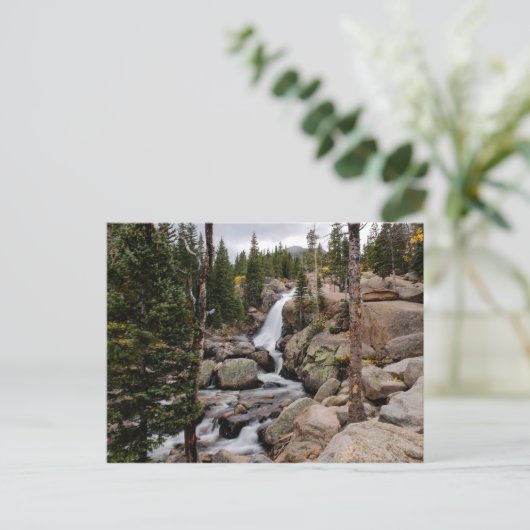 ロッキーマウンテン国立公園のアルベルタ秋 ポストカード (スタンド正面)