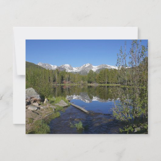 ロッキーマウンテン国立公園のスプラハ湖II (正面)