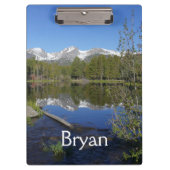 ロッキーマウンテン国立公園のスプラハ湖II クリップボード (正面)