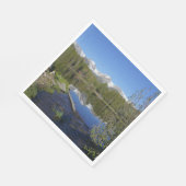 ロッキーマウンテン国立公園のスプラハ湖II スタンダードランチョンナプキン (角)