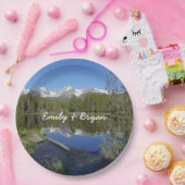 ロッキーマウンテン国立公園のスプラハ湖II ペーパープレート (パーティー)