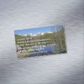 ロッキーマウンテン国立公園のスプラハ湖II マグネット名刺 (インサイチュ)