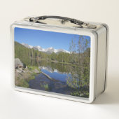 ロッキーマウンテン国立公園のスプラハ湖II メタルランチボックス (裏面)