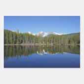 ロッキーマウンテン国立公園のスプラハ湖II ラッピングペーパーシート (正面3)