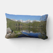 ロッキーマウンテン国立公園のスプラハ湖II ランバークッション (裏面)