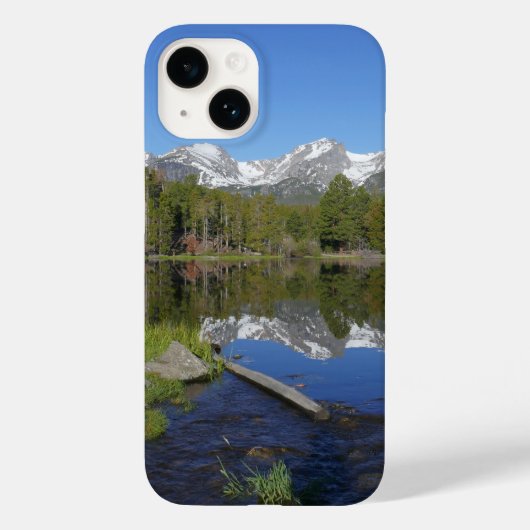 ロッキーマウンテン国立公園のスプレイグ湖II Case-Mate iPhoneケース (裏面)