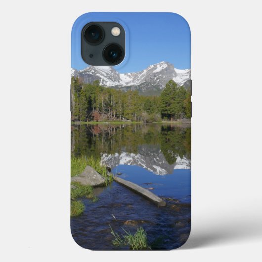 ロッキーマウンテン国立公園のスプレイグ湖II Case-Mate iPhoneケース (裏面)