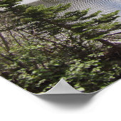 ロッキーマウンテン国立公園のマウンテンレイク ポスター (角)