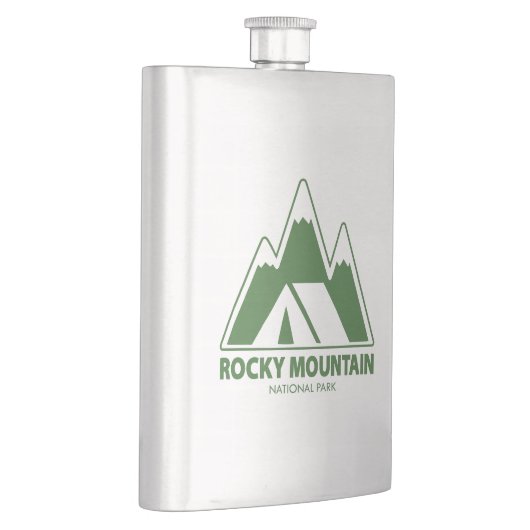 ロッキーマウンテン国立公園の山々 キャンピング フラスク (右)