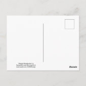 ロッキーマウンテン国立公園の「ウッディウウッドペッカー」 ポストカード (裏面)