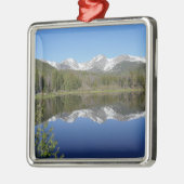 ロッキーマウンテン国立公園のSprague Lake I メタルオーナメント (左)