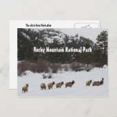 ロッキーマウンテン国立公園はがき ポストカード (正面/裏面)
