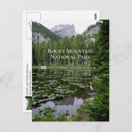 ロッキーマウンテン国立公園はがき ポストカード (正面/裏面)