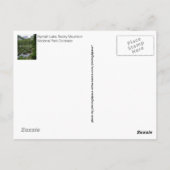 ロッキーマウンテン国立公園はがき ポストカード (裏面)