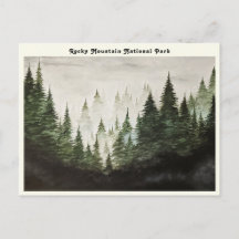 ロッキーマウンテン国立公園はがき