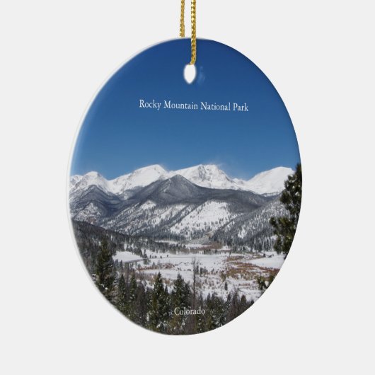 ロッキーマウンテン国立公園オーナメント セラミックオーナメント (右)
