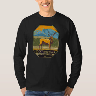 ロッキーマウンテン国立公園コロラドエルクヴィンテージ Tシャツ