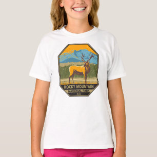 ロッキーマウンテン国立公園コロラドエルクヴィンテージ Tシャツ