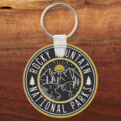 ロッキーマウンテン国立公園ミニマリストのお土産 キーホルダー (正面)