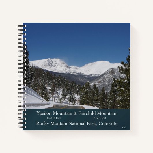 ロッキーマウンテン国立公園手帳 ノートブック (正面)