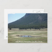 ロッキーマウンテン国立公園(エステス公園) ポストカード (正面/裏面)