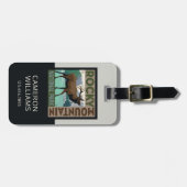 ロッキーマウンテン国立公園 |エルク ラゲッジタグ (正面横)