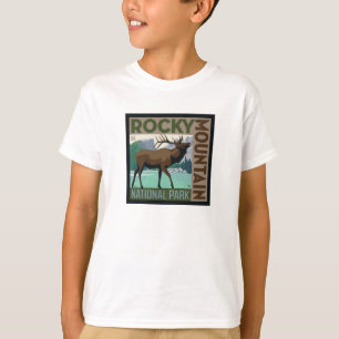 ロッキーマウンテン国立公園 エルク Tシャツ