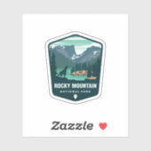 ロッキーマウンテン国立公園 |ダイカットのシール シール (シート)
