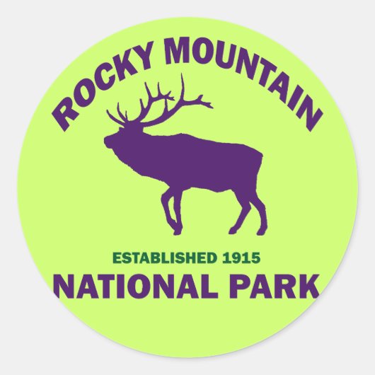 ロッキーマウンテン国立公園 ラウンドシール (正面)