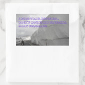 ロッキーマウンテン国立公園 長方形シール (バッグ)