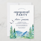 ロッキーマウンテン婚約パーティ 招待状 (正面)